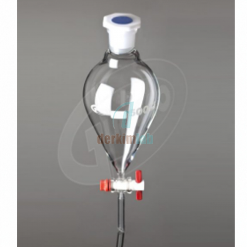 Ayırma Hunisi - Armudi - PTFE Musluklu - NS 29/32 - 1000 ml