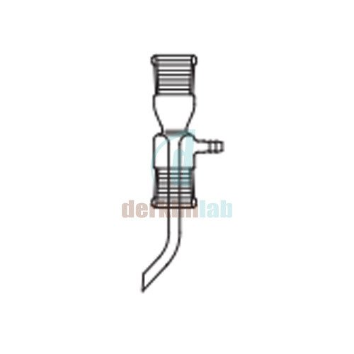 Distilasyon fraksiyonları toplama başlığı, Yedek parçaları (Vakum Adaptörleri), Dik Üst Dişi NS : 14,5/23  -  Alt Dişi NS : 19/26