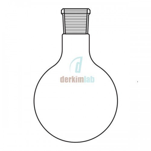 Distilasyon fraksiyonları toplama başlığı, Yedek parçaları (Balon,Tek şilifli,Dibi Yuvarlak) 250 ml Hacim, NS : 14.5/23