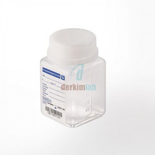 Su Numune Şişesi, PP, 125 ml, Boş, 1 Ad.