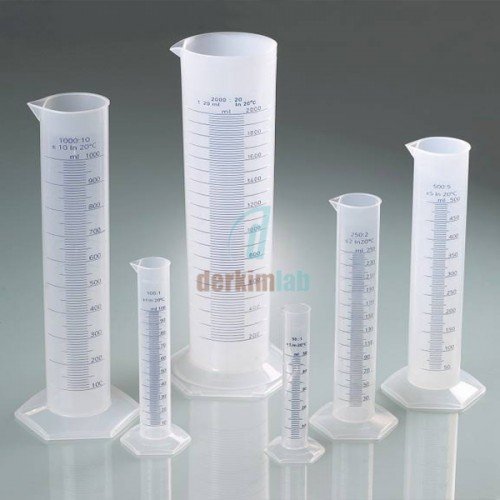 BURKLE  Kabartmalı,Dereceli Silindir, Mavi Skala 50 ml , 7503-0050