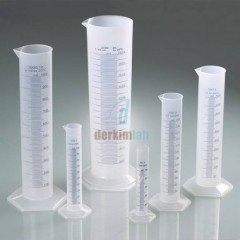 BURKLE  Kabartmalı,Dereceli Silindir, Mavi Skala 50 ml , 7503-0050