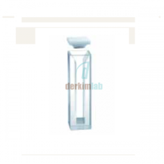 Yarı Mikro küvet, buzlu cam gövdeli, kapaklı, Cam  20 mm Işık Yollu, 3.50 ml Hacim