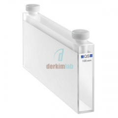 Hellma Analytics Makro Hücre 100 QS 100 mm Işık Yolu, Tıpa ile, Kuartz Cam SUPRASIL