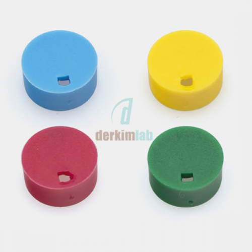 Isolab Cryo Tüp Kapak Diski, Sarı (100 adet / paket )