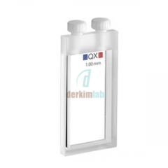 Hellma Analytics Makro Hücre 404-QX, kapaklı 2 mm Kuartz Cam SUPRASIL