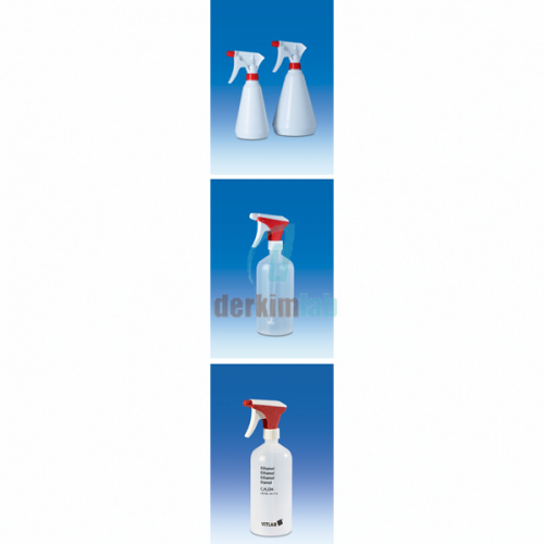 Sprey Şişesi (Pp) - Şeffaf - Ethanol Yazılı 1000 ml