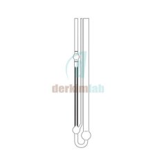 Mikro-Ubbelohde Viskozimetre Manuel Ölçüm İçin Kalibre Edilmiş & 3 Uçlu & Type No: 536 20