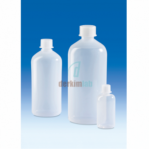 Şişe (Pe-Ld) Sızdırmaz Özelliği Olan Vidalı Kapaklı(Pp) Şeffaf, Dar Boyunlu   100 ml