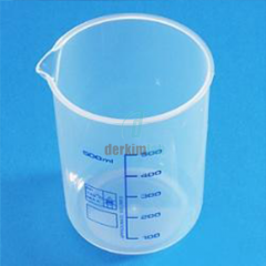 Pp Beher, Mavi Taksimatlı, 25 ml- 1 Ad.