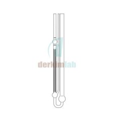 Ubbelohde Viskozimetre Otomatik Ölçüm İçin Kalibre Edilmiş (ASTM) & 3 Uçlu Type No: 527 13