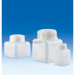 Şişe (Pe-Ld) Vidalı Kapaklı ( Sızdırmaz ), Kare Tip, Geniş Boyunlu, Gl 65 500 ml