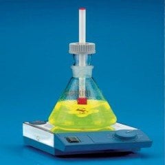 BURKLE Balık Klipsi PVDF Karıştırma Çubuğu için  Ø 8 mm, Krmızı 8280-0008