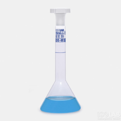 Isolab Balon Joje, Şeffaf, PP Kapaklı, Trapezoidal, A Kalite, Grup Sertifikalı, Mavi Skala, 1 ml - NS 7/16