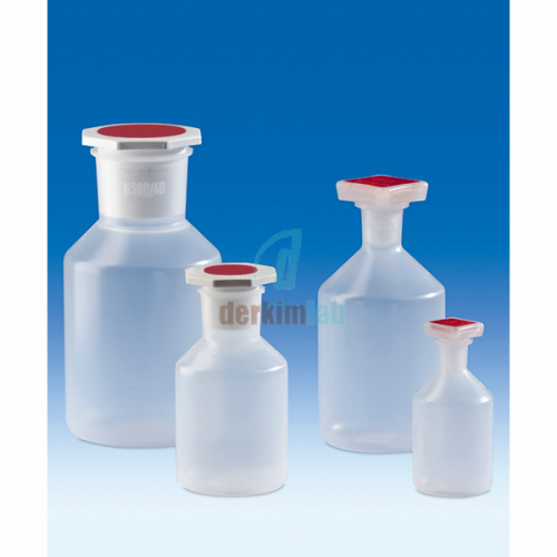Şişe (Pp) Ns 34/35 Şilif Kapaklı, Şeffaflı, Geniş Boyunlu  250 ml