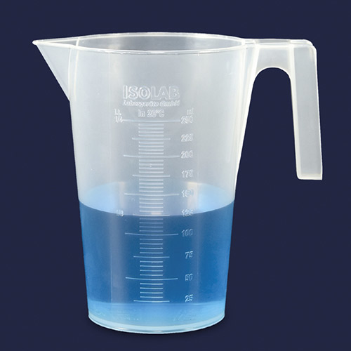Isolab Kulplu Beher, PP, Kabartma Skala, 3000 ml