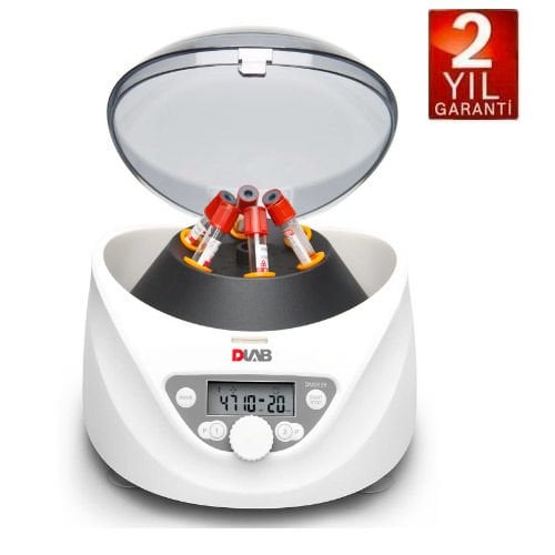 DLAB DM0506; Klinik Santrifüj 1,5ml x 6 / 5ml / 7ml / 10ml / 15ml Kapasiteli 300-5000 rpm Full Set
