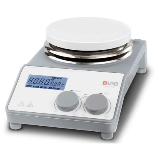 DLAB MS-H340 ProT Dijital Göstergeli Isıtıcılı Manyetik Karıştırıcı Ø135mm 20L RT 340℃ 100-1500rpm  Pac1 (Cihaz + PT100A Sıcaklık Sensörü)