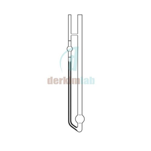 Mikro-Ostwald Viskozimetre Otomatik Ölçüm İçin Kalibre Edilmiş & Type No: 517 30