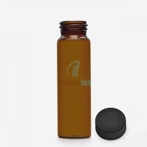 Isolab Saklama Vial, Vida Kapak, N24, 40 ml- 27,5X95,0 mm, Amber 100 Adet / Paket