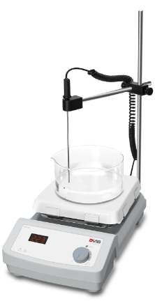 DLAB HP550-S Dijital Isıtıcı Tabla (Hot Plate) Set2  RT 550°C 184 x 184 mm  (PT100A Sıcaklık Probu ve Cihaz)