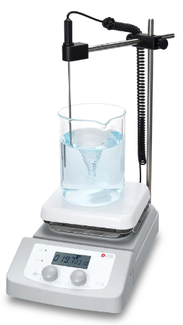 DLAB MS-H380 PRO Dijital Göstergeli Isıtıcılı Manyetik Karıştırıcı Full Set 140x140mm RT-380℃  200-1500rpm  5L (Cihaz+PT1000A Sıcaklık Probu+Destek Çubuğu)