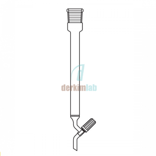Şilifli, Filtreli, Valf tipi musluklu Boru Çapı 30 mm, Boy 500 mm, NS : 29/32
