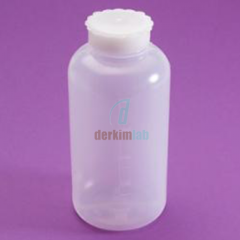 Ldpe Şişe, Silindirik, Taksimatlı, Contalı Kapak, Geniş Boyunlu, 500 ml- 1 Ad.