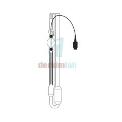 Ubbelohde Viskozimetre TC Sensörlü & 3 Uçlu & -40 ile +30 °C Ölçüm Sıcaklığı & Type No: 568 40