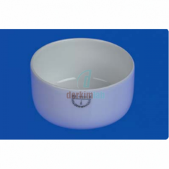 Porselen Yakma Kabı, Yuvarlak, Uzun Form, 30 ml, Çap: 50 mm, Yükseklik: 25 mm