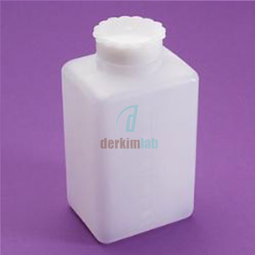 Hdpe Şişe, Kare, Taksimatlı, Contalı Kapak, 500 ml- 1 Ad.
