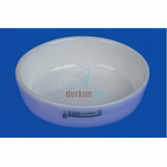 Porselen Yakma Kabı, Yuvarlak, Kısa Form, 15 ml, Çap: 48 mm, Yükseklik: 12 mm