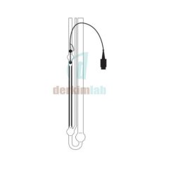 Mikro-Ubbelohde Viskozimetre TC Sensörlü & 3 Uçlu & +70 ile +150 °C Ölçüm Sıcaklığı Type No: 574 23