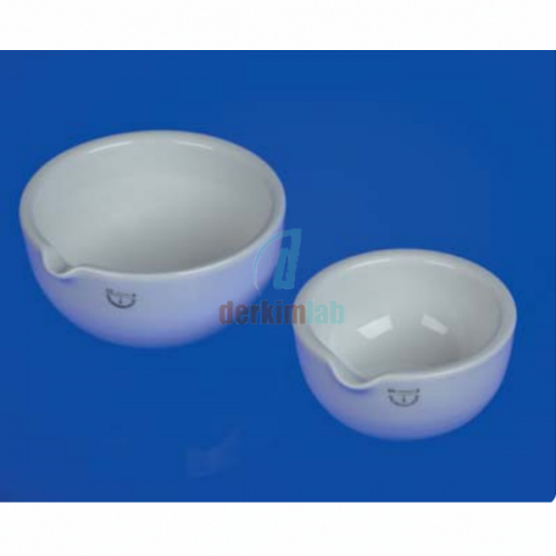 Porselen Havan, İçi Sırsız, 1000 ml, Havan Eli Hariç, Çap: 180 mm, Yükseklik: 80 mm