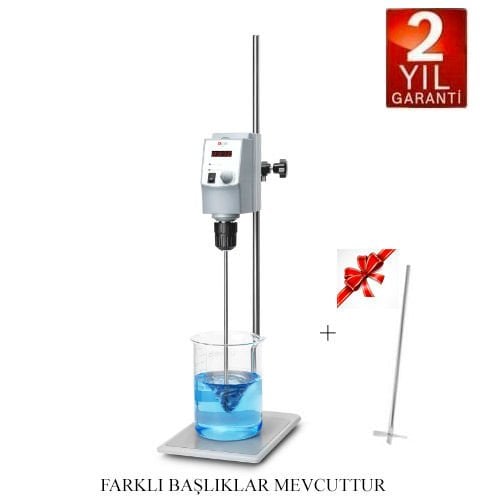 DLAB OS40-S Dijital Göstergeli Mekanik Karıştırıcı /Tepegöz 40L / 50-2200rpm   Full Set1