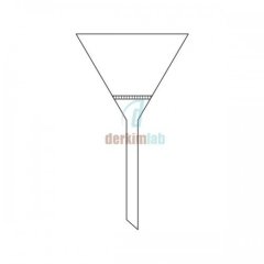 Filtreli Huni  100 mm Filtre Çapı, 170 ml Hacim, Porozite No:1-5