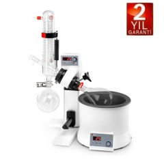 DLAB RE100-S Dijital Rotary Evaporatör  Vertikal 180 °C  20-200rpm 50-2000mL