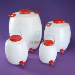 Hdpe Bidon, Dar Boyunlu, Musluklu, 5 Lt., 1 Ad.