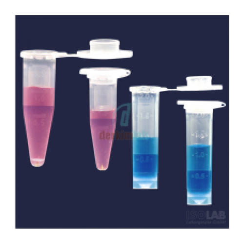 Isolab Mikrosantrfüj Tüpleri, PP, Etekli, 2 ml (500 adet/pk)