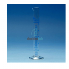 Mezür / Uzun Form / B Kalite / Mavi Skalalı / Altıgen Ayaklı ( 250 ml)