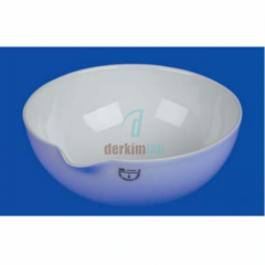 Porselen Kapsül, 1000 ml, Çap: 200 mm, Yükseklik: 80 mm