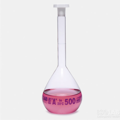 Isolab Balon Joje, Standard, Şeffaf, A Kalite,  Grup Sertifikalı, Mavi Skala, 250 ml- NS 14/23