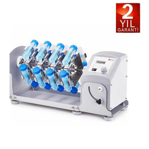 DLAB MX-RL-Pro Dijital Rotator/Tüp Döndürücü Yatay 360° 10-70rpm 1,5mlx48 Santrifüj Tüpü İçin Set1