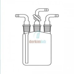 Woulfe şişesi NS : 29/32  , 1000 ml Hacim