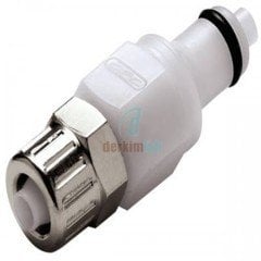 BURKLE Hızlı Bağlantı Elemanları nw 3,2 mm Erkek Bağlantılar,POM,Hortum Vidalamalı Mafsal Ø 2x4mm, 8752-1142