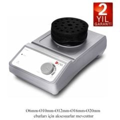 DLAB MX-M  Mikroplate Çalkalayıcı 0-1500rpm 18xØ10mm (1,5ml-2,0ml) tüpler için SET2