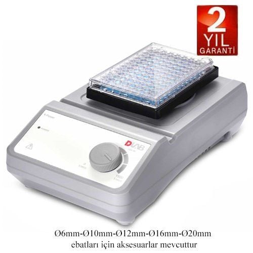 DLAB MX-M  Mikroplate Çalkalayıcı 0-1500rpm Çift Mikroplaklar  için SET7