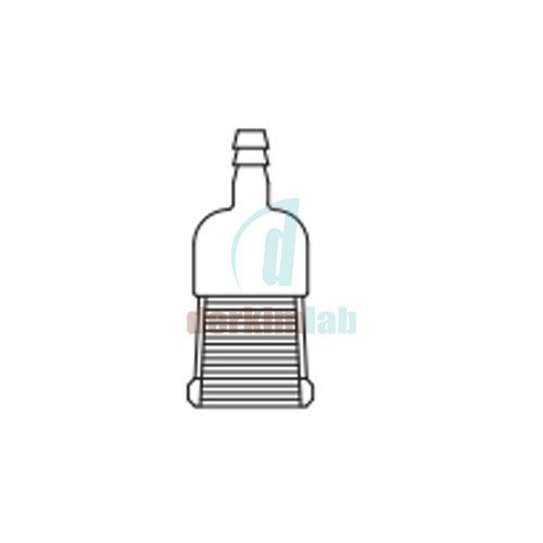 Çıkış borulu kapak, Dişi şilifli , (dik) NS : 45/40