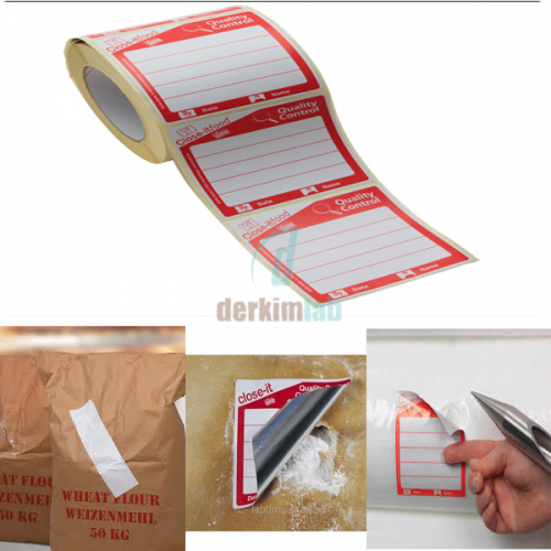 BURKLE close-it control seal, 95x95 mm, 5303-0011