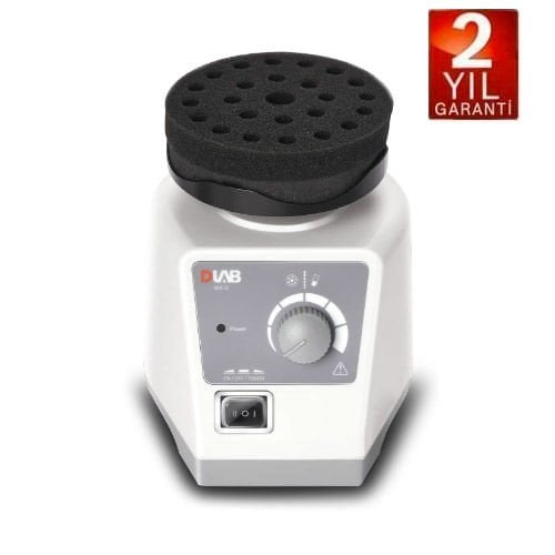 DLAB MX-S Hız Kontrollü Vorteks / Tüp Çalkalayıcı 0-3000rpm Ø12mm 5mlx16Tüp kapasiteli  Set4